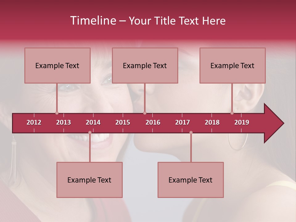 Delighted Female People PowerPoint Template
