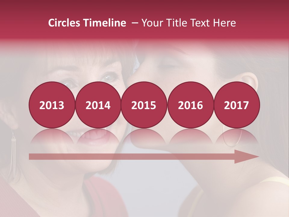 Delighted Female People PowerPoint Template