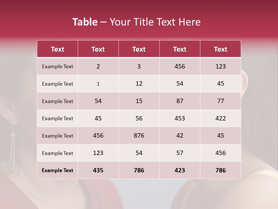 Delighted Female People PowerPoint Template