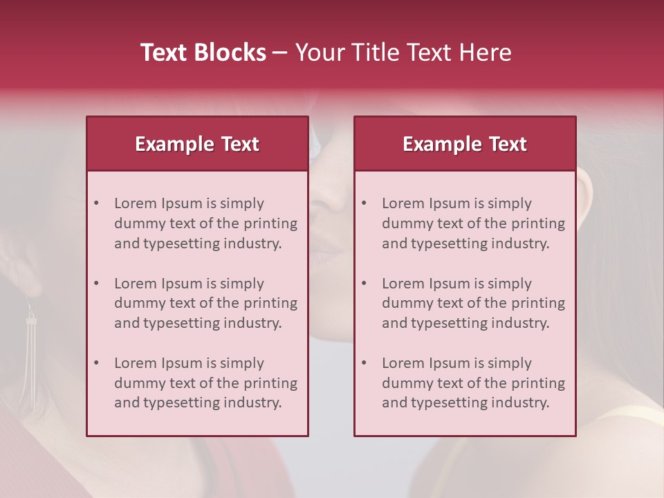 Delighted Female People PowerPoint Template
