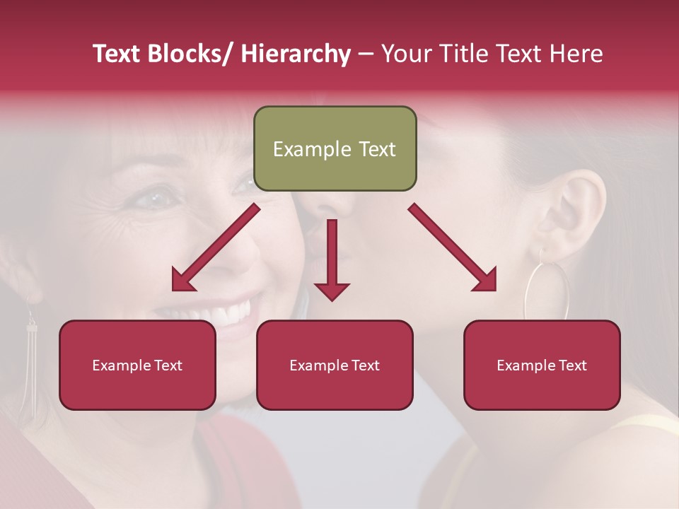 Delighted Female People PowerPoint Template