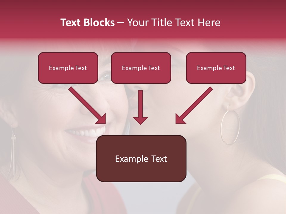 Delighted Female People PowerPoint Template
