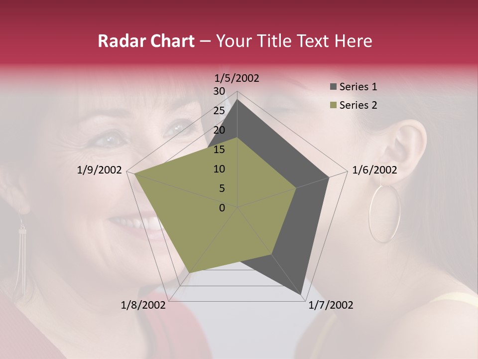 Delighted Female People PowerPoint Template