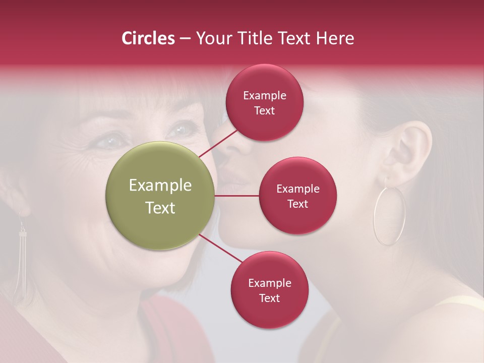 Delighted Female People PowerPoint Template