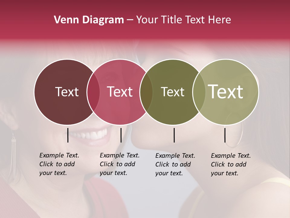 Delighted Female People PowerPoint Template