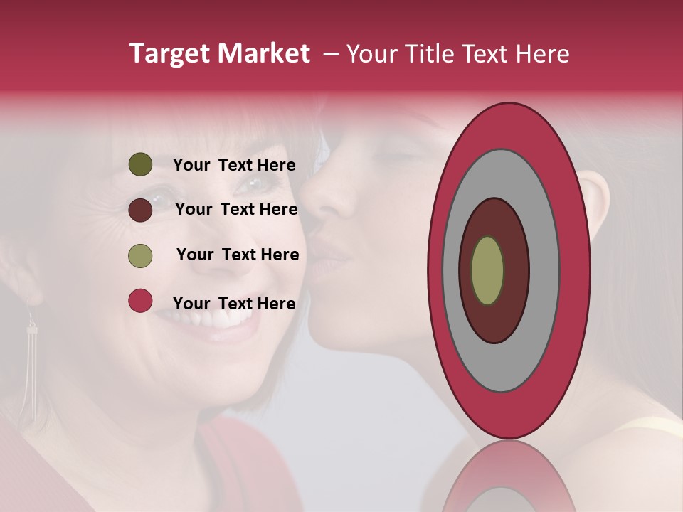 Delighted Female People PowerPoint Template