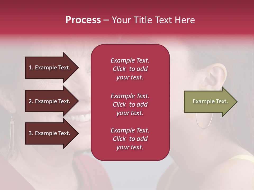 Delighted Female People PowerPoint Template
