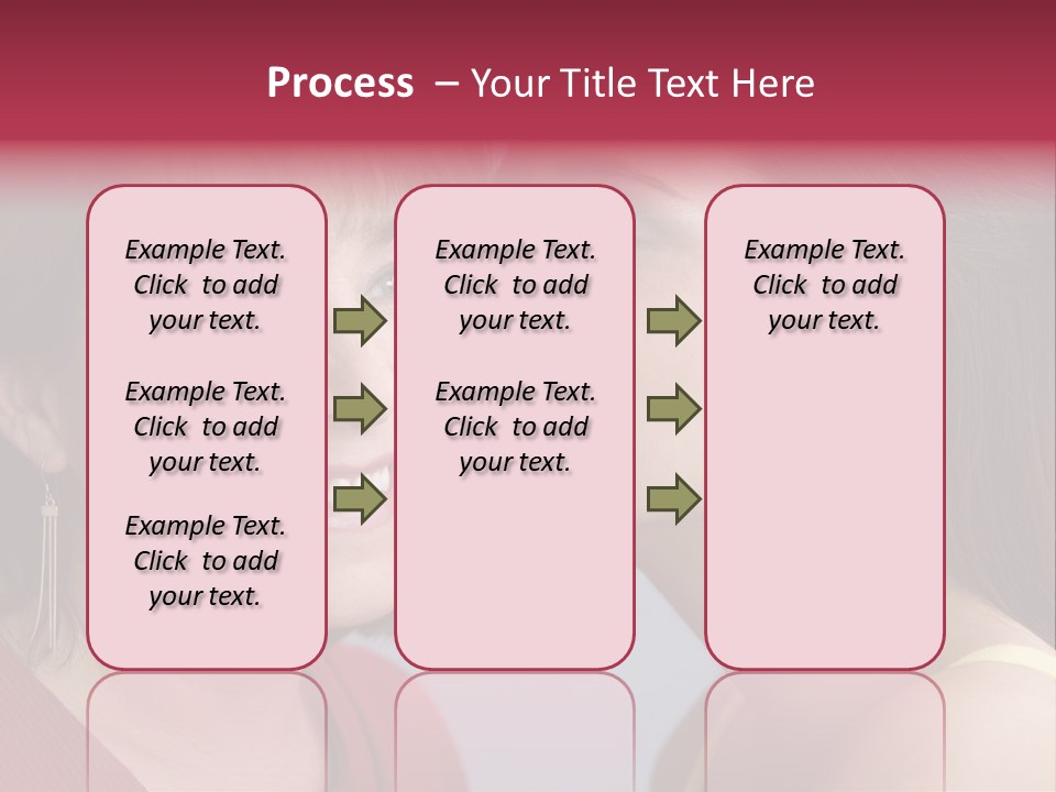 Delighted Female People PowerPoint Template