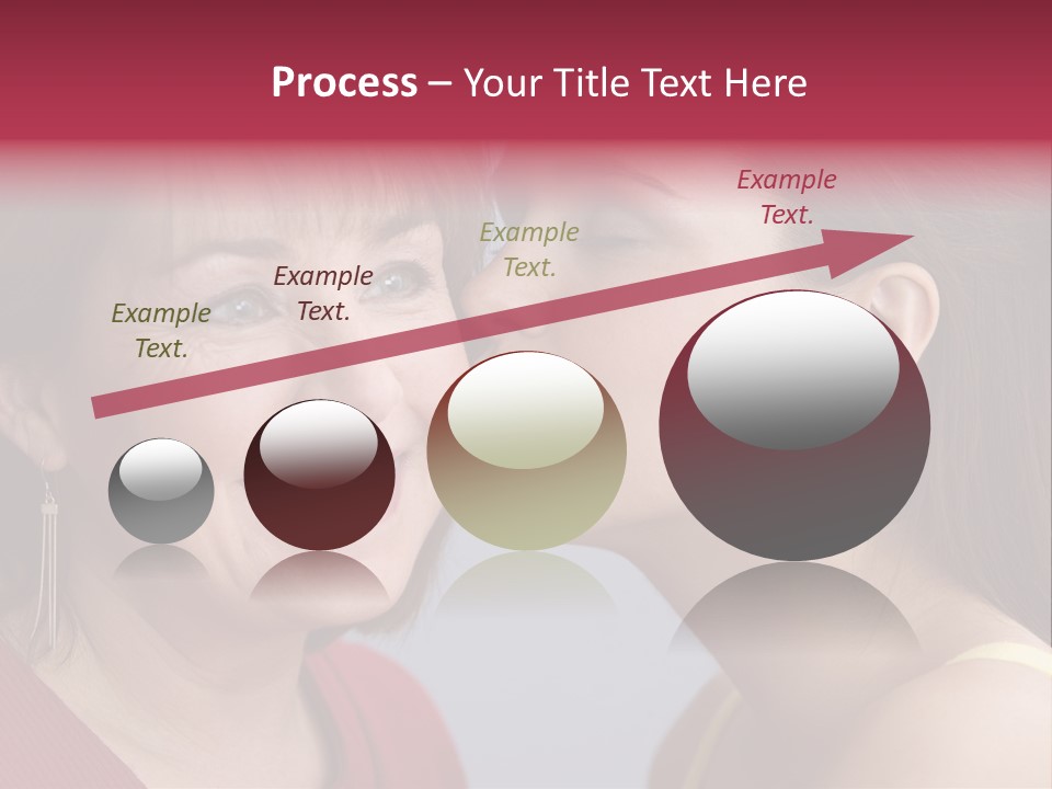 Delighted Female People PowerPoint Template