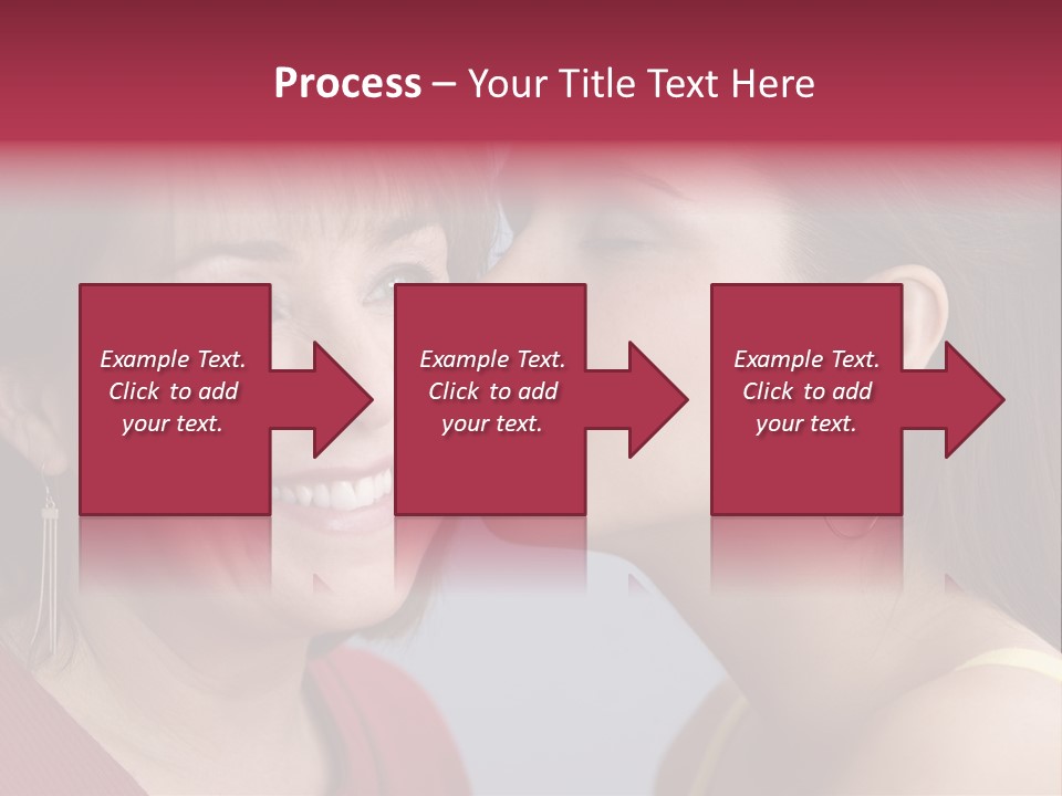 Delighted Female People PowerPoint Template