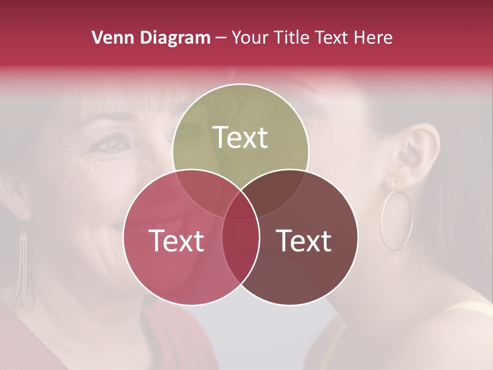 Delighted Female People PowerPoint Template