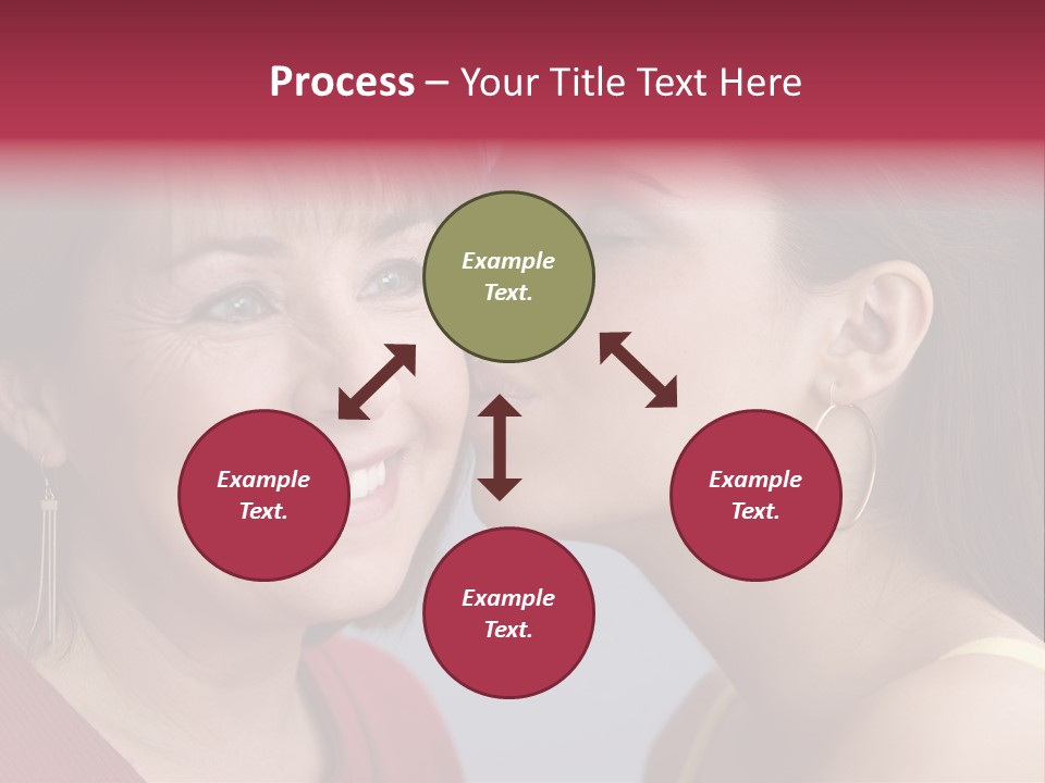 Delighted Female People PowerPoint Template