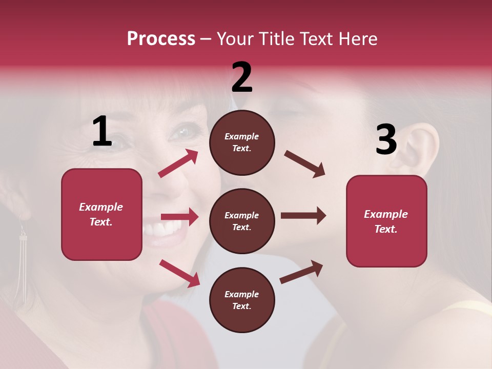 Delighted Female People PowerPoint Template