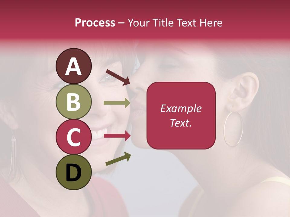 Delighted Female People PowerPoint Template