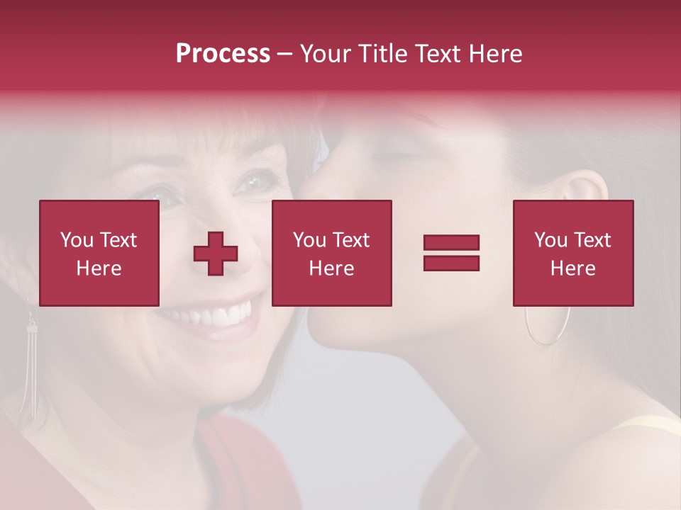 Delighted Female People PowerPoint Template