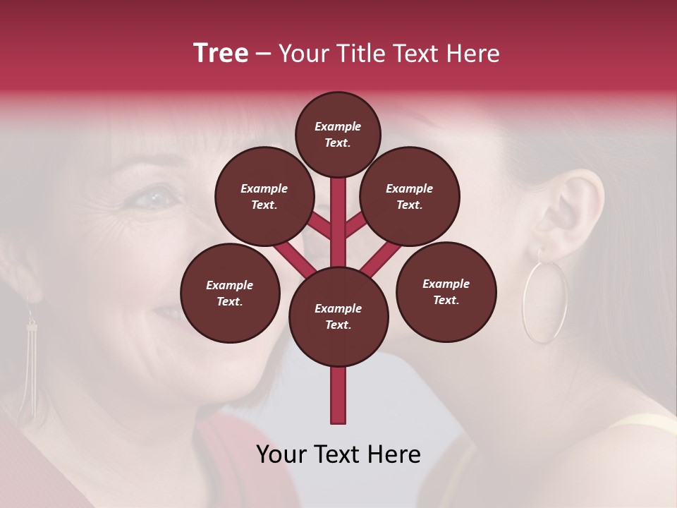 Delighted Female People PowerPoint Template