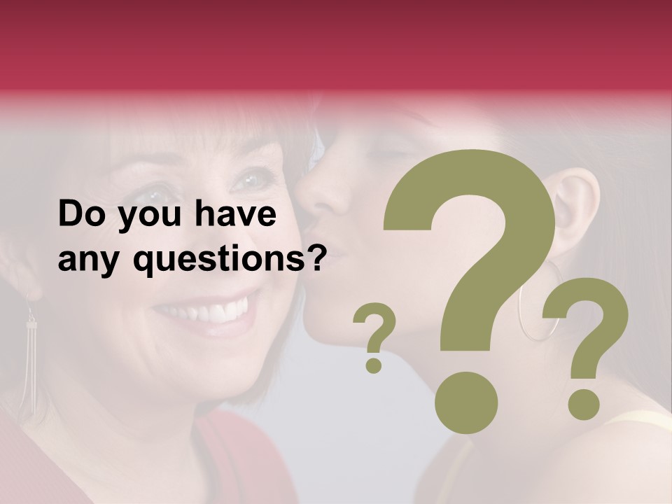 Delighted Female People PowerPoint Template