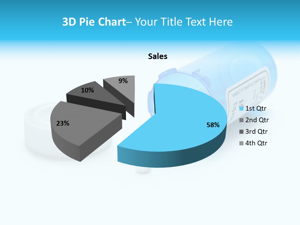 Learning College Student Sitting PowerPoint Template