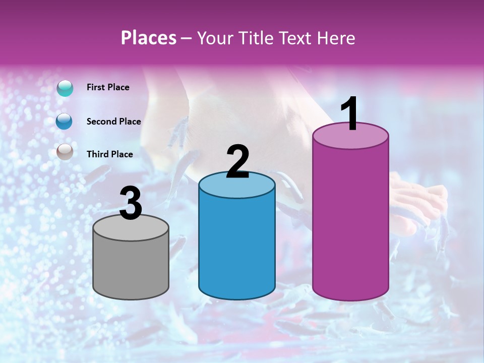 Pedicure Beautiful Nail PowerPoint Template