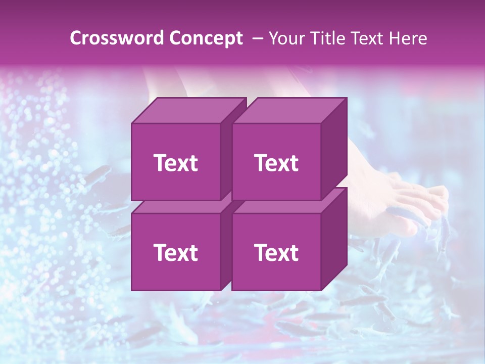 Pedicure Beautiful Nail PowerPoint Template