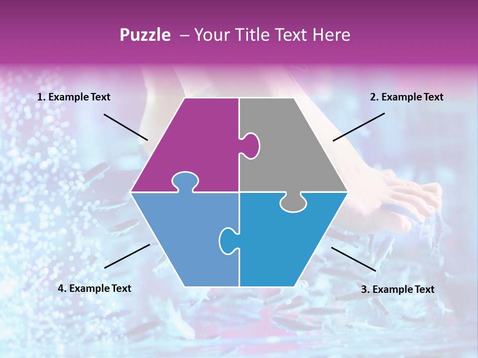 Pedicure Beautiful Nail PowerPoint Template