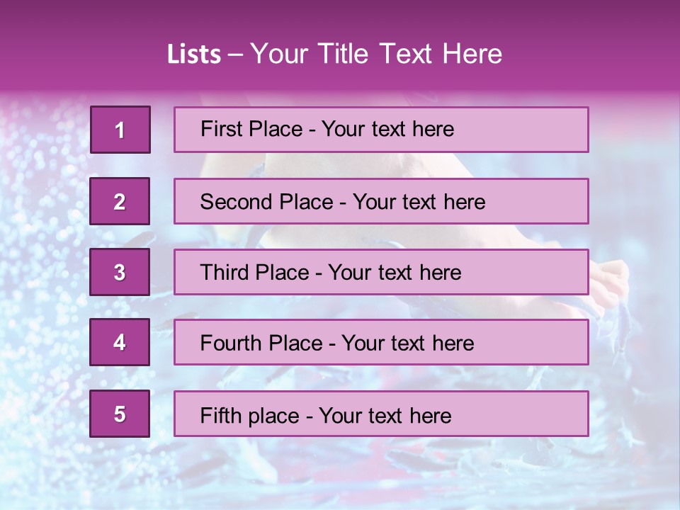Pedicure Beautiful Nail PowerPoint Template
