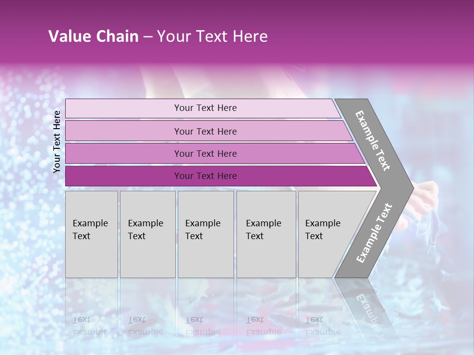 Pedicure Beautiful Nail PowerPoint Template