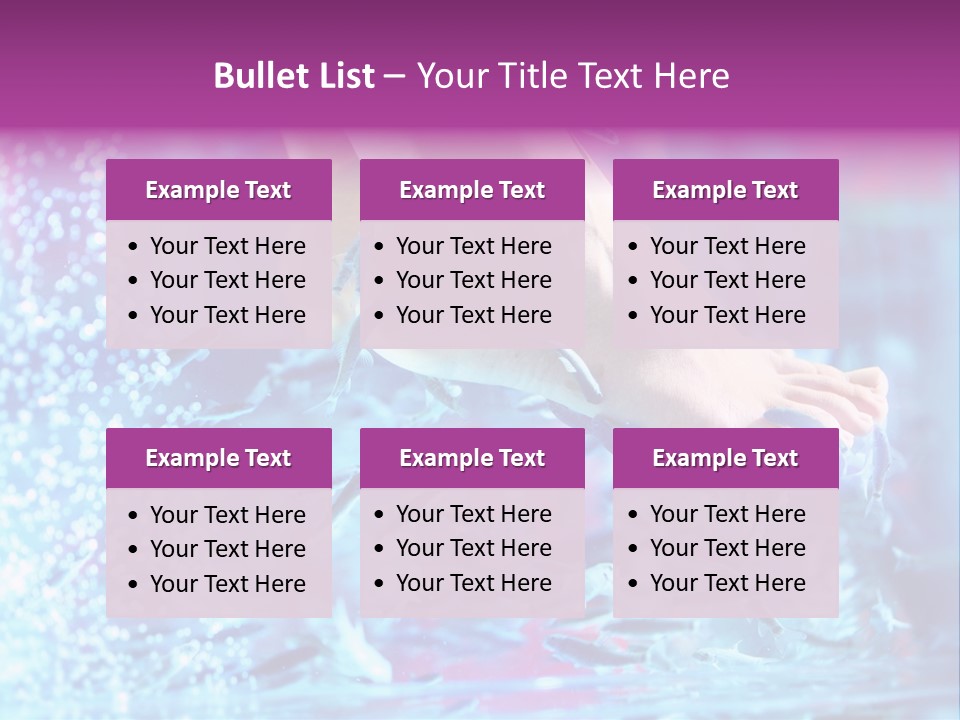 Pedicure Beautiful Nail PowerPoint Template