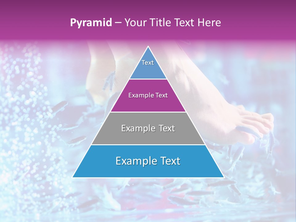 Pedicure Beautiful Nail PowerPoint Template