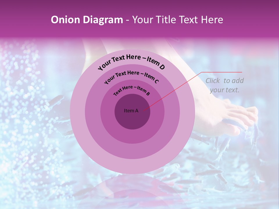 Pedicure Beautiful Nail PowerPoint Template