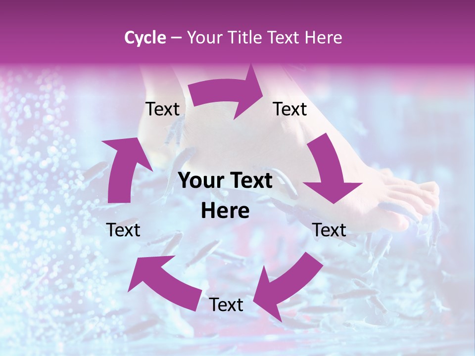 Pedicure Beautiful Nail PowerPoint Template