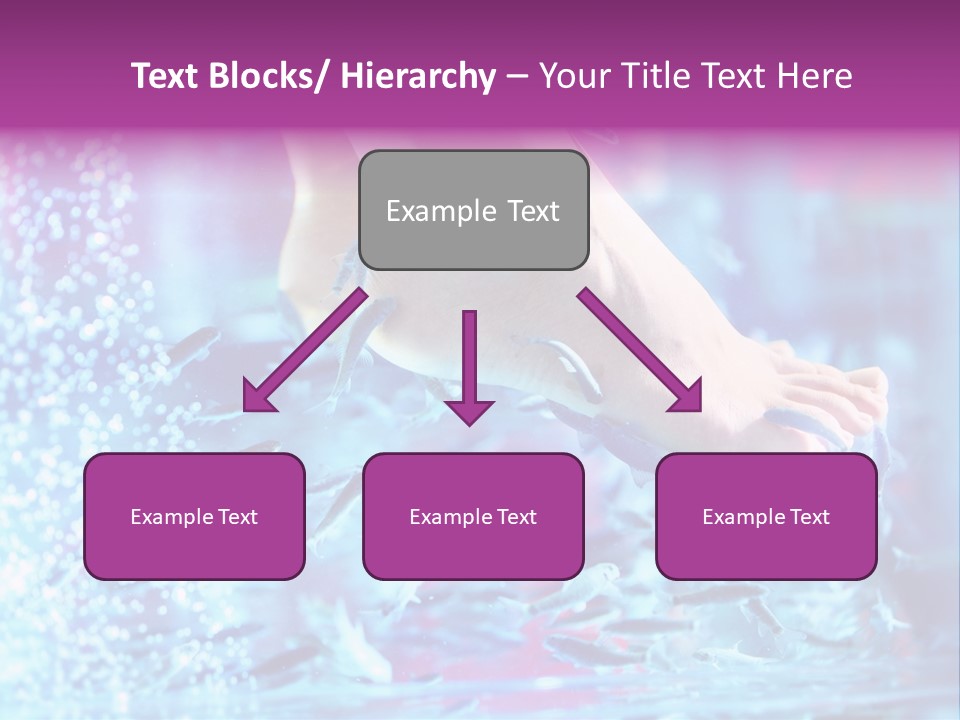 Pedicure Beautiful Nail PowerPoint Template