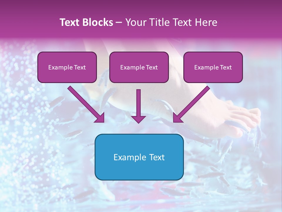 Pedicure Beautiful Nail PowerPoint Template