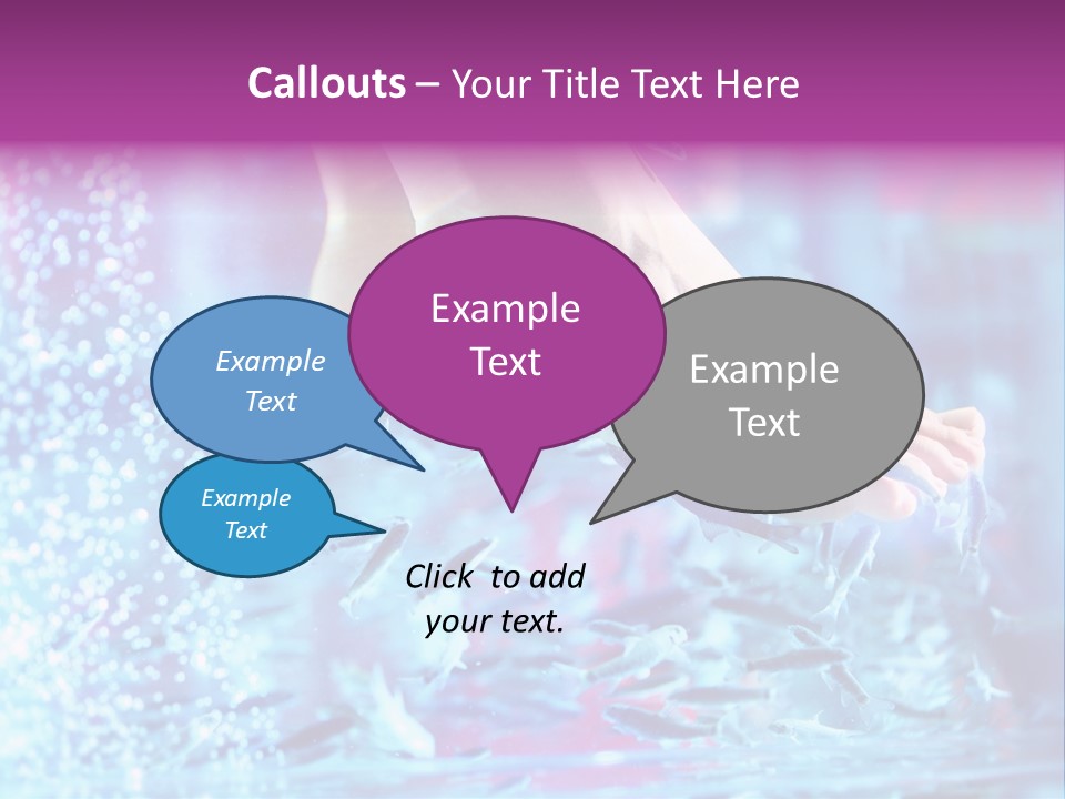 Pedicure Beautiful Nail PowerPoint Template