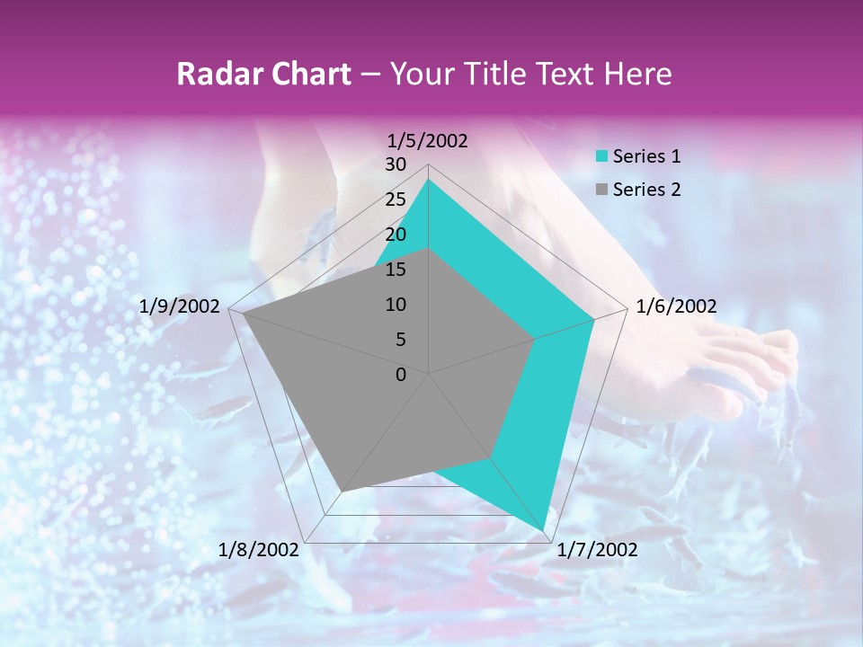 Pedicure Beautiful Nail PowerPoint Template