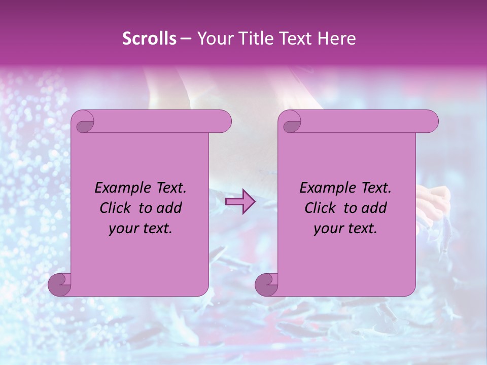 Pedicure Beautiful Nail PowerPoint Template
