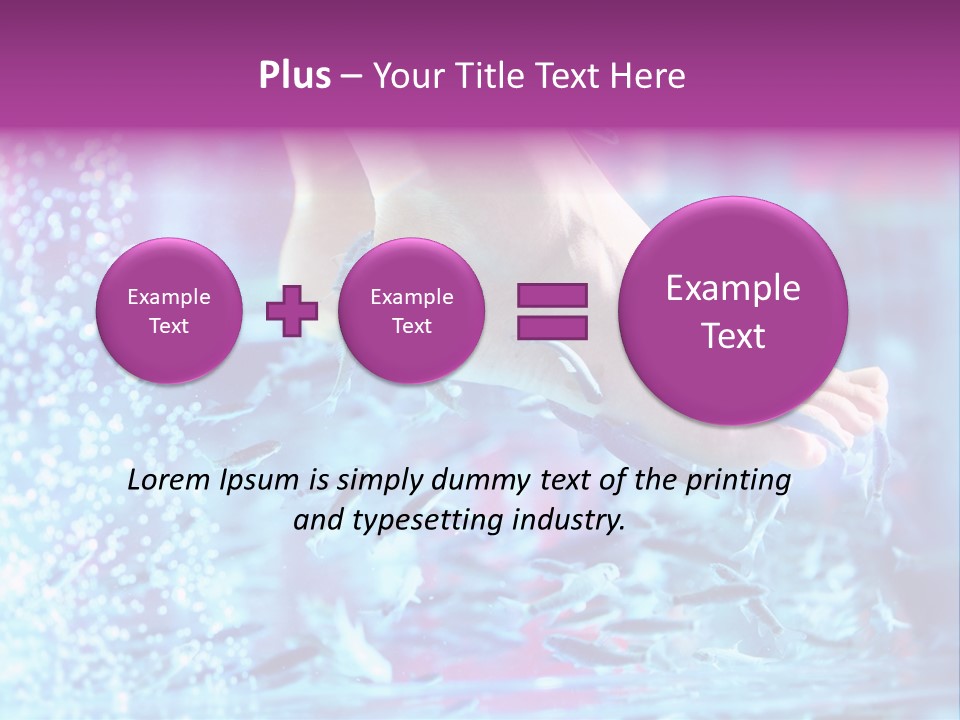 Pedicure Beautiful Nail PowerPoint Template