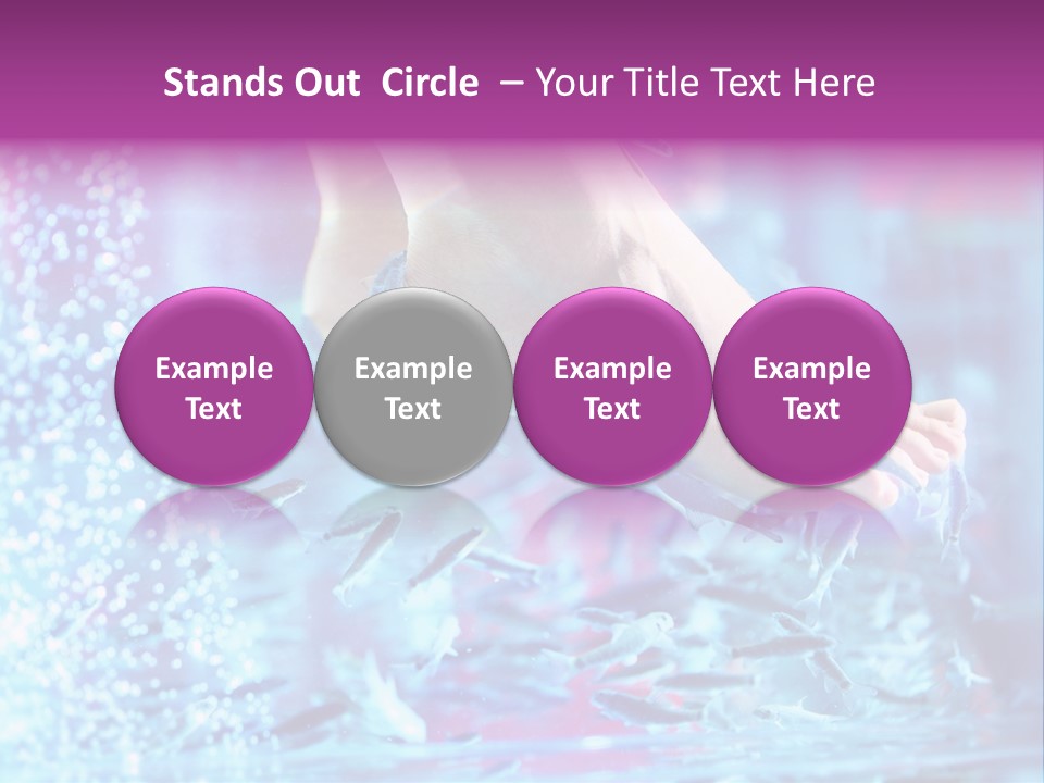 Pedicure Beautiful Nail PowerPoint Template