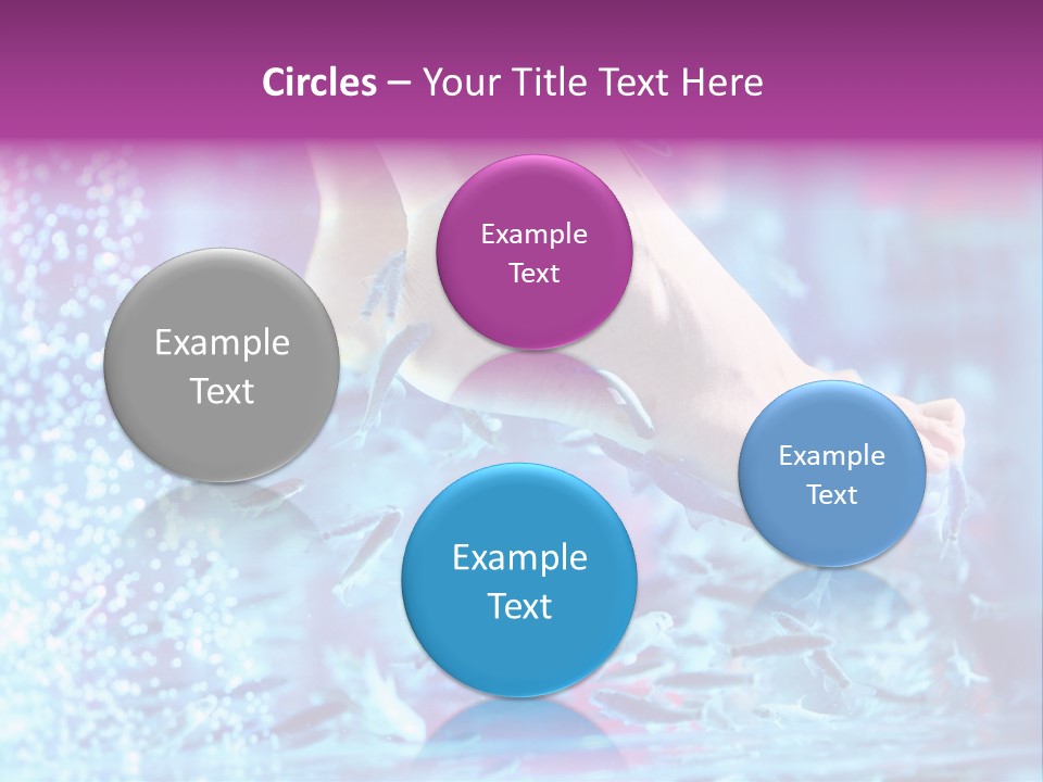 Pedicure Beautiful Nail PowerPoint Template