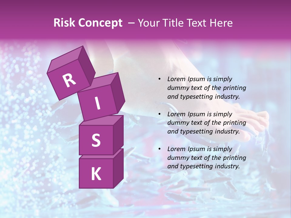 Pedicure Beautiful Nail PowerPoint Template