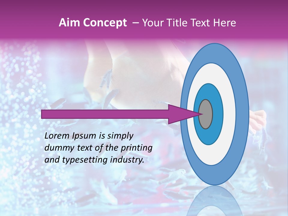 Pedicure Beautiful Nail PowerPoint Template