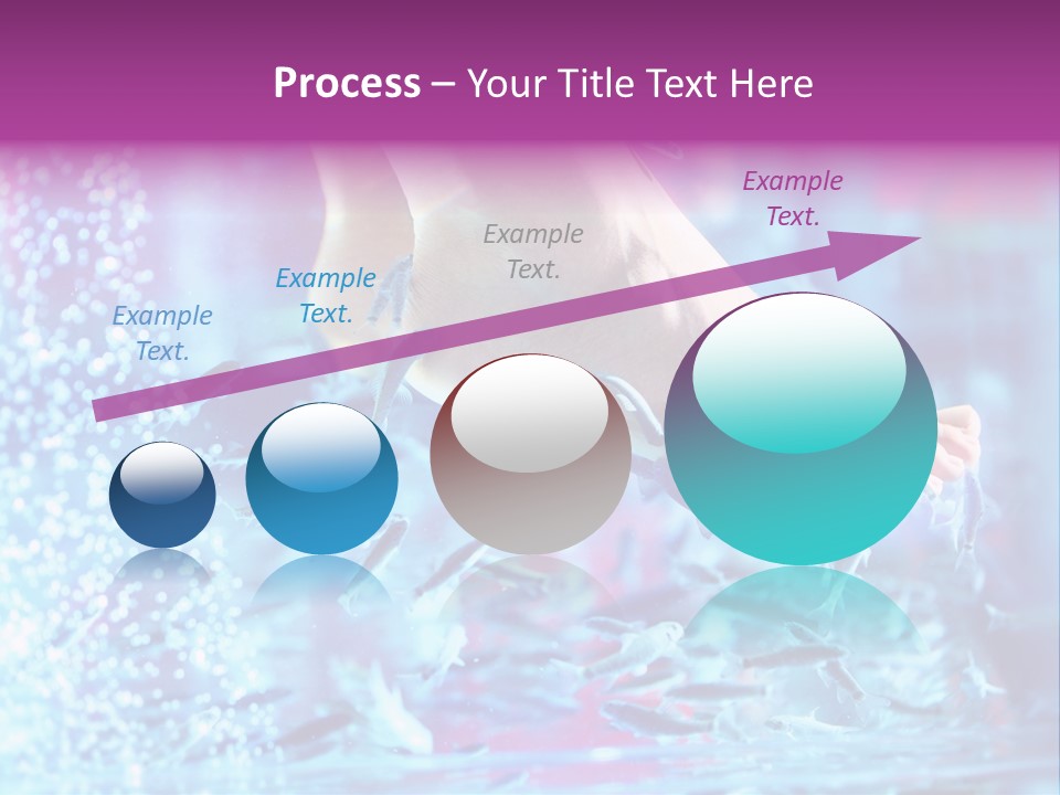 Pedicure Beautiful Nail PowerPoint Template