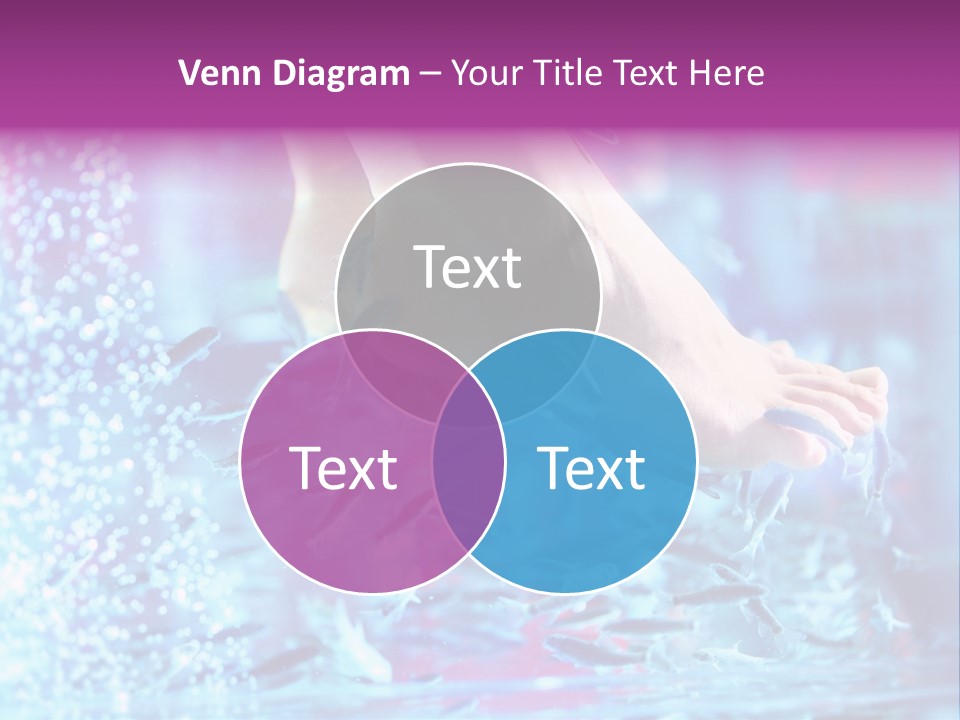 Pedicure Beautiful Nail PowerPoint Template