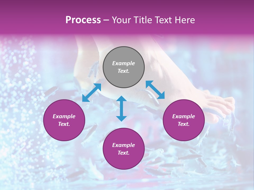 Pedicure Beautiful Nail PowerPoint Template