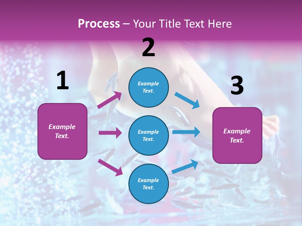 Pedicure Beautiful Nail PowerPoint Template