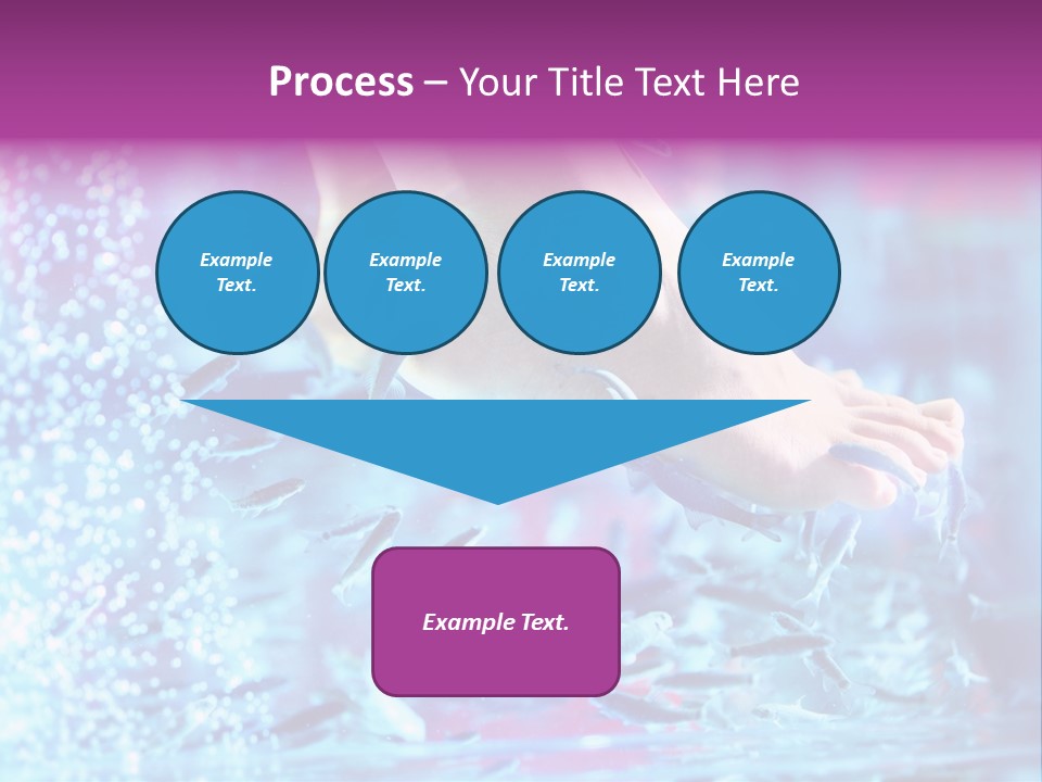 Pedicure Beautiful Nail PowerPoint Template