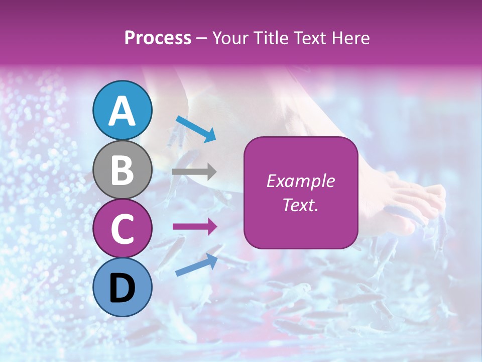 Pedicure Beautiful Nail PowerPoint Template