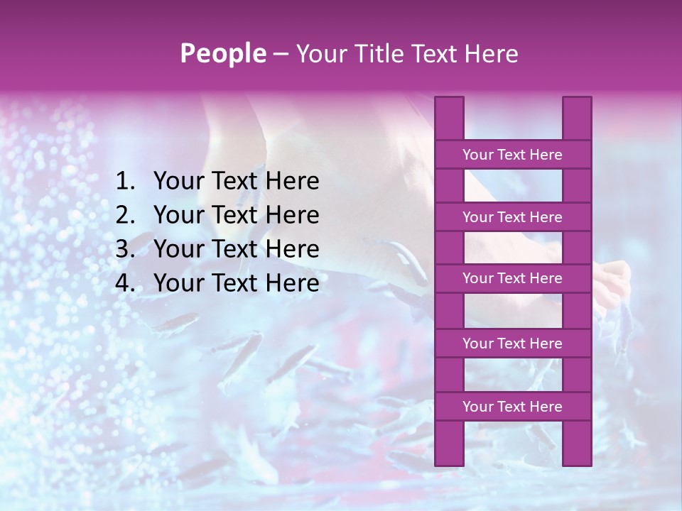 Pedicure Beautiful Nail PowerPoint Template
