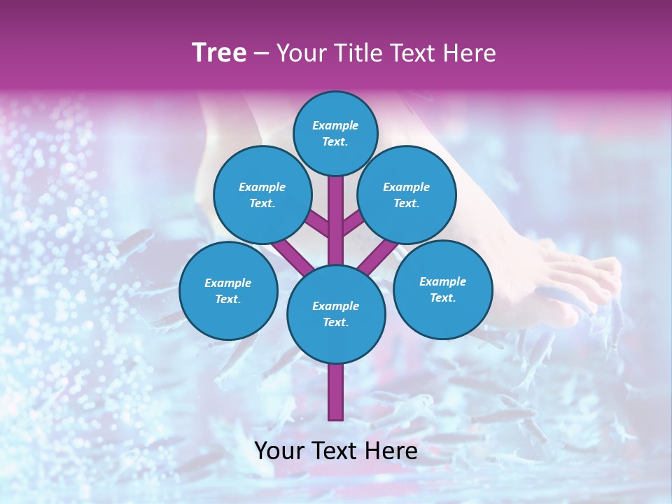 Pedicure Beautiful Nail PowerPoint Template