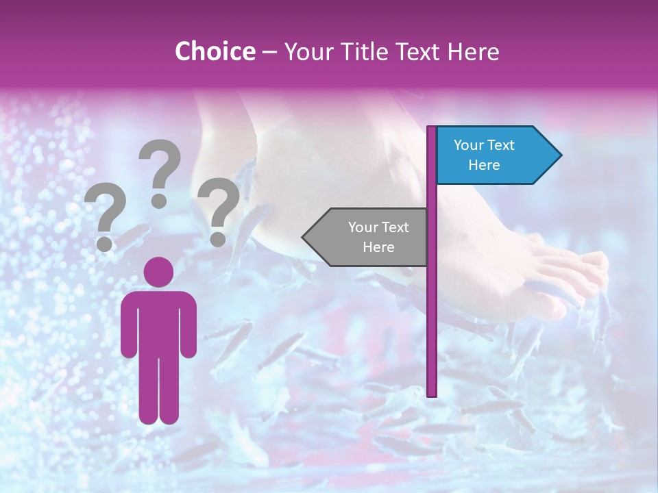 Pedicure Beautiful Nail PowerPoint Template